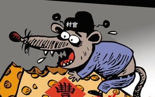 &ldquo;蠅貪&rdquo;撲面　碩鼠村官屢禁不止